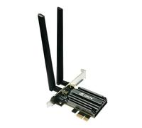 Scheda WiFi 7 PCIE 9.3Gbps 802.11BE Scheda WiFi 6E con Bluetooth 5.4 Tri-Band 4K QAM 320MHz WiFi 7 BE200 Adattatore di rete wireless interno per PC Desktop Supporta Windows 11 64bit