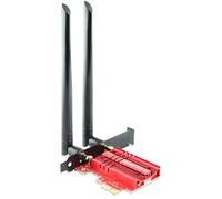 Scheda WiFi AX210 Bluetooth5.3 WiFi 6E PCIe, Fino a 5400Mbps, Tri-Bande (6GHz/5GHz/2.4GHz) Scheda WiFi 6E Per PC Windows 11/10(64Bit)