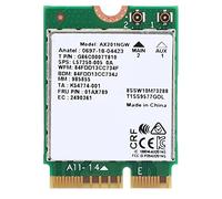 Scheda WIFI M.2, Schede di Rete per Computer Interni AX201NGW Scheda di Rete con Interfaccia WIFI 6 Gigabit 2400M M.2.CNVio2 per 5.0