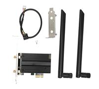 Scheda Wifi Pcie Integrata nel Modulo Adattatore Tripla Banda a Doppio Schermo per Pci Express, Doppia Antenna Gigabit per Bt5.2 Wpa3, Schede di Rete