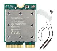 Scheda WiFi QCNCM865-5.8Gbps Tri-Band 802.11be Wireless Adapter, 2.4/5/6GHz Bluetooth 5.3 M.2 Key E per PC Laptop Windows 11, include antenne WiFi I-PEX compatibile Intel e AMD