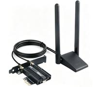 Scheda WiFi Ziyituod WiFi 7 da 6500 Mbps con Bluetooth 5.4, scheda di rete PCIe; BE7925S a 6 GHz/5 GHz/2,4 GHz, scheda PCI Express con Bluetooth e WiFi 7 per desktop/PC, solo Windows 11 (64 bit)