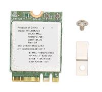 Scheda wireless Grcfumo WiFi 6E, scheda di rete wireless a basso ritardo, 2,4 GHz 5GHz 6GHz 5374MBPS NGFF BT5.3 Adattatore di rete per networking per computer
