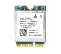 Scheda wireless WiFi7, MT7925 Scheda di rete wireless WiFi7, adattatore WiFi Dual Band Wireless-AC MT7925 PCIe, 802.11n/802.11ax/802.11a/g, 802.11ac