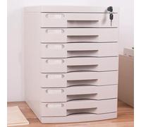 Schedario Con Cassetto Serratura, Organizer Da Scrivania Grande Capacità | Scatola Portaoggetti Multistrato Con Portadocumenti Per Forniture Per Ufficio(7-layers)