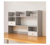 Schedario da Ufficio Organizer da scrivania for scrivania da ufficio, organizer da scrivania e portaoggetti, for dormitorio, decorazioni for la casa, scaffale for trucchi, grigio Mobile d'Ufficio(L103