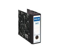 Schedario in marmo Dohe - 300x250 mm - Cartone rivestito con carta stampata - Angoli in metallo - Occhiello e leva della massim NEW