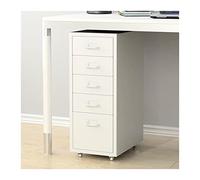 Schedario in metallo completamente assemblato con 5 porte chiudibili per documenti legali e A4 - sotto la scrivania Sto Solut per Office nizat (modello A 1,4 m)