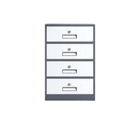 Schedario multifunzione con 4 cassetti, soluzione per lettere, documenti legali, formato A4, ideale per l'organizzazione di casa e ufficio