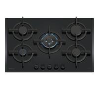 Schede Balay 3ETG676RB Gas 5 Fuochi Vetro Temperato 75 cm Nero