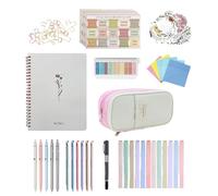 Schede della Bibbia - Note scrivibili Sticky con penne e decalcomanie, semplice lettera per riferimento breve | Bibbia Journaling Supplies per case scolastiche Church Travel Family Study