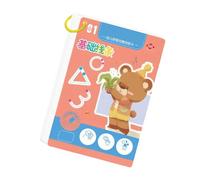 Schede di addestramento per bambini per il controllo della penna del bambino Cartella di lavoro di formazione Tracciamento Pratica Copybook per casa o classe Carte per bambini Magico Tracciamento
