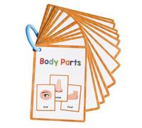 Schede di apprendimento delle lingue per bambini 11x8cm Scheda di studio del bambino Scheda didattica Vocabolario Flashcard Per Bambini in età prescolare Età 3-8 Materiali per l'apprendimento delle