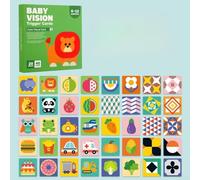 Schede di stimolazione visiva per l'apprendimento del bambino, migliora la concentrazione e la curiosità nei bambini piccoli (fase 3)