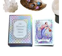 Schede Di Tarocchi - 78 Pezzi, Schede Oracle Da Tavolo | Deve Di Divinazione Di Intrattenimento Impermeabile Oracle, Scheda Giocattolo Desktop Per Tutti, Tra Cui Donne E Uomini Incuriositi Dalle Prati