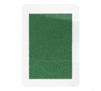 Schede di visualizzazione del campo magnetico, 50 x 50 mm, per progetti scientifici e strumenti di osservazione dell'insegnamento, ABS giallo (verde, 30 x 50 mm)