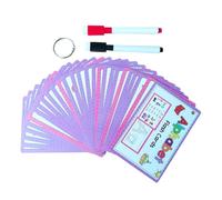 Schede didattiche con alfabeto, Schede flash educative con alfabeto | Carte didattiche per bambini - Carte per l'apprendimento precoce, flash con alfabeto educativo, con alfabeto cancellab