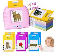 Schede didattiche parlanti, giocattoli educativi precoci, per imparare l'inglese, schede per esercizi di conversazione, giocattoli sensoriali Montessori per l'apprendimento precoce, set da 224 flash c