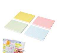 Schede educative, blocco note a 4 livelli, blocco di carta di cartone a righe per la preparazione delle lezioni, pianificazione degli esami, organizzazione brainstorming