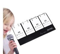 Schede educative per pianoforte, per principianti, note di formazione, carte di apprendimento musicali, decorazioni per desktop, accessori di scena, per insegnanti musicali