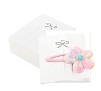 Schede Espositive Per Fermagli Capelli 200 Pezzi Organizer Rettangolare | Pannello Espositivo Porta Mollette Per Barrette Gioielli Orecchini Spille Boutique Mercato Vendita Dettagli