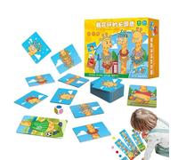 Schede Flash aggiuntive, Schede Flash di sottrazione,Schede Flash Giraffa Schede Flash matematiche di sottrazione - Gioco di puzzle educativo interattivo di auto-verifica per ragazzi e ragazze