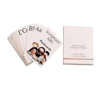 Schede Flash Della Bibbia A-B-C, Con Sussidi Per L'apprendimento Incentrati Sulla Fede, 1 Set, Schede Con L'alfabeto Dei Versetti Della Bibbia Cristiana, Flash Per L'apprendimento Dei Bambini,