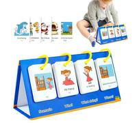 Schede flash fonetiche, lettura di schede flash, 80x Lettera interattiva suona Phonics Game, Schede flash 'Illuminismo inglese impostato con immagini e testi e forniture di classe educativa per l'appr