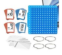 Schede flash matematiche - Silicone 24,2×12 cm | Giochi di matematica con lavagna interattiva, giochi educativi, sviluppo 'apprendimento precoce, giocattoli didattici con lavagna | Aula, casa