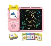 Schede Flash Parlando - Di Apprendimento Del Parola Palmare 2 In 1, Schede Parole Audibili Interattive | Dispositivo Educativo Della Prima Infanzia Con Tablet Disegno, Sviluppo Di