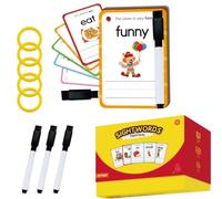 Schede flash per bambini, divertenti giochi di lettura, set di schede flash per apprendimento delle parole, per ragazzi e ragazze, bambini in età prescolare, insegnanti, centri di tutoraggio per