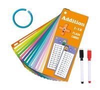 Schede Flash Per La Moltiplicazione - 14 Carte Matematiche Con Numeri, Gioco Di Apprendimento Aritmetico, Esercizi Di Addizione | Flashcard Matematiche Educative Per I Bambini A Scuola Che Imparano Un