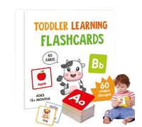 Schede flash per l'apprendimento: cartoncino in rame, gioco di riconoscimento delle lettere, giocattoli per l'illuminazione intellettuale | Perfettamente ottimo per il doppio