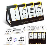 Schede flash per pianoforte - Guida studio sulla lettura delle note musicali | 75 carte di apprendimento per principianti | Forniture per insegnanti di teoria musicale per lezioni in aula a casa