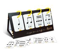 Schede flash per pianoforte per bambini - Schede per l'apprendimento della musica da 75 pezzi, guida studio in cartone spesso con rotazione verticale delle pagine | Forniture per insegnanti di pi