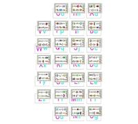 Schede flash per scuola materna, apprendimento, carte di sviluppo professionale, 8 x 11 cm, per 3-6 anni, ragazzi e ragazze, doppia faccia attività linguistica, educazione, materiale di apprendimento