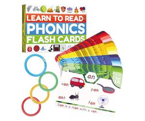 Schede Flash Phonics - Impara a leggere le miscele - Suoni vocali brevi e lunghi, giochi di schede flash per l'asilo Prek 1° 2° 3° anno, Kids 4-8