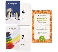 Schede flash pluripremiate con numeri e conteggio per bambini dai 2 agli 8 anni - Impara a contare, riconoscendo i numeri da 0 a 100 e matematica