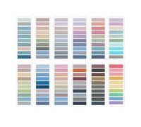 Schede indice 2400 pezzi Segnapagina autoadesivi Note adesive impermeabili trasparenti