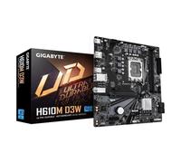 GIGABYTE H610M D3W Scheda Madre - Supporta CPU Intel Core di 14ª generazione, VRM a 5+1+1 fasi, fino a 5600MHz DDR5, 1xPCIe 3.0