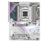 GIGABYTE Scheda madre AORUS Master X3D ICE AMD AM5 LGA 1718 ATX, supporta processori AMD Ryzen serie 9000/8000/7000, DDR5, fase di alimentazione 18+2+2, 5X M.2, PCIe 5.0, WIFI7, 10GbE, garanzia di 5