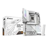 GIGABYTE Scheda madre X870E AORUS PRO ICE - Supporta CPU AMD Ryzen 9000, VRM digitale a 16+2+2 fasi, fino 8000MHz DDR5 (OC), 4xM.2 + 4xPCIe 5.0, Wi-Fi 7, LAN 2.5GbE, USB 3.2 Gen 2x2 [X870E ICE]