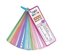 Schede Parole Visive,Gioco educativo con schede fronte/retro per l'apprendimento del vocabolario,Set da 41 Pezzi con Parole ad Alta Frequenza | per Bambini Scuola 'Infanzia Asilo Aula Istruzione