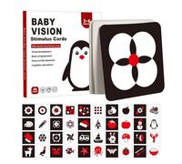 Schede per la stimolazione delle visioni - Set per l'apprendimento del design, flashcard per il bambino, aiuti visivi per, strumenti per abilità cognitive con design ad alto contrasto | Schede