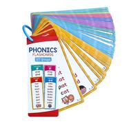 Schede Phonics, set di apprendimento visivo, 1000 parole, carte consonanti miste, consonanti e doppie consonanti, ideali per bambini, capacità di lettura precoce, logopedia e educazione all'asilo