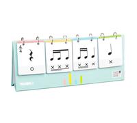 Schede ritmiche musicali per principianti | Set di schede flash per il