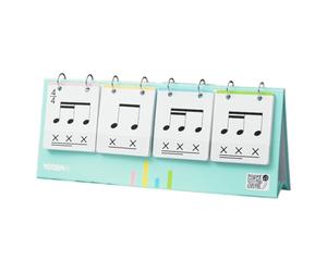 Schede Ritmiche Per L'insegnamento Della Musica - 45 X 15x7 Cm Schede Flash Per L'apprendimento Dei Ritmi Del Pianoforte Per Bambini E, Schedes Didattiche Spesse 560 G Per L'apprendimento
