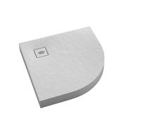 Schedline Nonlimits White Stone piatto doccia semicircolare 90x90 cm bianco 3ST.N1O-9090/B/ST-M1/B/ST