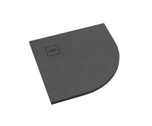 Schedline Protos Grey Stone piatto doccia semicircolare 90x90 cm grigio 3SP.P1O-9090/S/ST-M1/S/ST