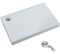 Schedpol Solido piatto doccia rettangolare con sifone 100x80 cm bianco 3.1465